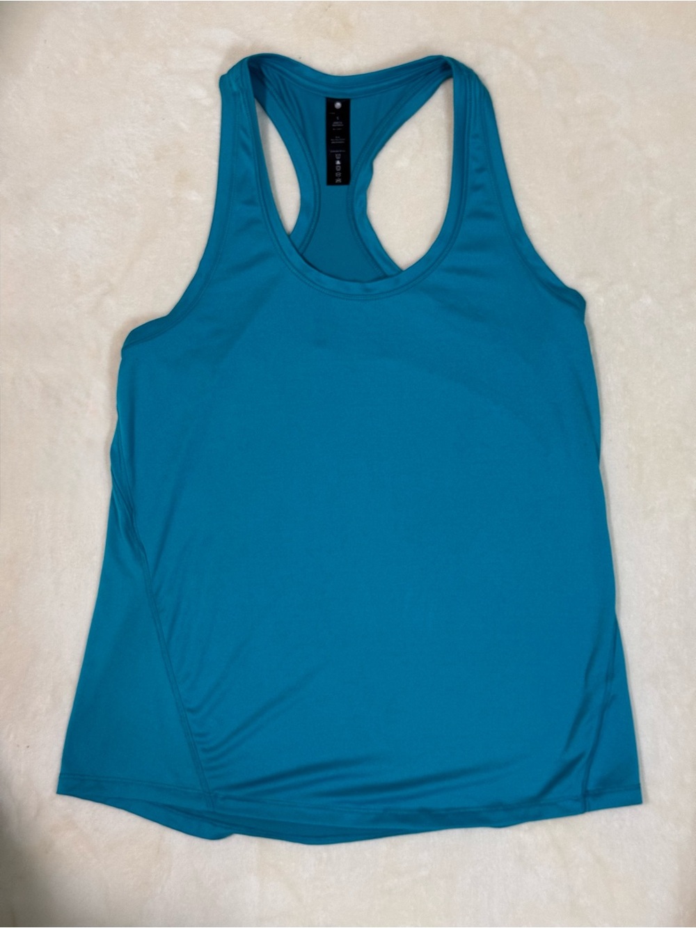 Yogalicious Teal Racerback Tank Top